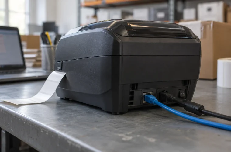 Impressora de etiquetas USB, rede ou Bluetooth: como escolher