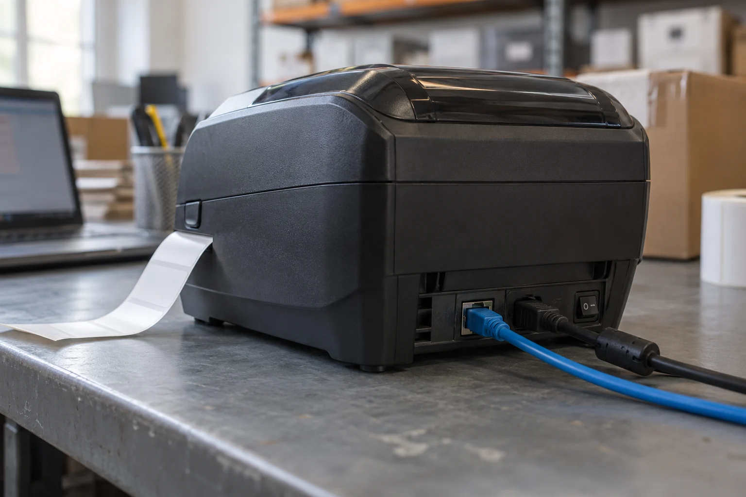 Impressora de etiquetas USB, rede ou Bluetooth: como escolher